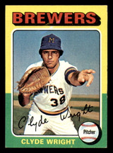 1975 Topps Mini #408 Clyde Wright Excellent+ Brewers    ID:317988