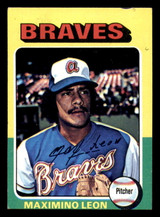 1975 Topps Mini #442 Maximino Leon Excellent+ RC Rookie Braves    ID:318022