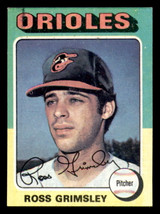 1975 Topps Mini #458 Ross Grimsley Ex-Mint Orioles  ID:318038