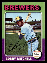 1975 Topps Mini #468 Bobby Mitchell Ex-Mint Brewers  ID:318048