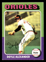 1975 Topps Mini #491 Doyle Alexander Excellent Orioles    ID:318071