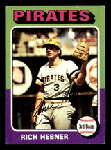 1975 Topps Mini #492 Richie Hebner Excellent+ Pirates    ID:318072