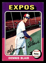 1975 Topps Mini #521 Dennis Blair Excellent RC Rookie Expos    ID:318101