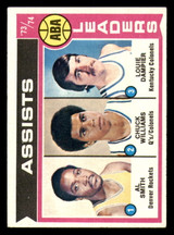 1974-75 Topps #212 Al Smith/Chuck Williams/Louie Dampier 73-74 ABA Ass ID:318699 1974-75 Topps #212 Al Smith/Chuck Williams/Louie Dampier 73-74 ABA Ass ID:318699