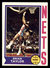 1974-75 Topps #181 Brian Taylor Ex-Mint NY Nets   ID:318754