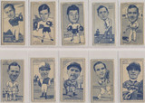 1940 Turf Cigarettes Athletes Set 50 "" Hand Cut  #*