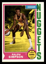 1974-75 Topps #219 Ralph Simpson Near Mint+ Nuggets   ID:319199