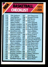 1975-76 Topps #181 Checklist 111-220 Marked   ID:319349