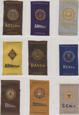 1910 S-25 COLLEGE SEALS LOT OF  55  2 BY 3 INCHES   #*sku30684