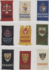 1910-1915 SC12 Canadian Miscellany (Woven Silk) Lot (22) #* 1910-1915 SC12 Canadian Miscellany (Woven Silk) Lot (22) #*