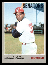 1970 Topps #14 Hank Allen Near Mint+ Senators 1970 Topps #14 Hank Allen Near Mint+ Senators
