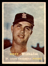 1957 Topps #203 Hoyt Wilhelm UER Ex-Mint  ID: 320476