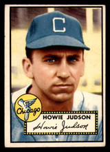 1952 Topps #169 Howie Judson Excellent 1952 Topps #169 Howie Judson Excellent