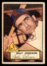 1952 Topps #83 Billy Johnson VG-EX 