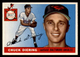 1955 Topps #105 Chuck Diering Very Good  ID: 320716