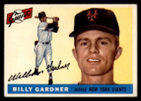 1955 Topps #27 Billy Gardner Excellent RC Rookie  ID: 320747