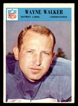 1966 Philadelphia #76 Wayne Walker Excellent+ Lions  ID:321651