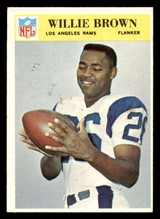 1966 Philadelphia #93 Willie Brown Ex-Mint LA Rams  ID:321671