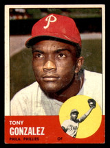 1963 Topps #32 Tony Gonzalez Excellent Phillies   ID:322034