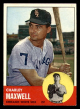 1963 Topps #86 Charlie Maxwell Excellent+ White Sox   ID:322144