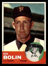 1963 Topps #106 Bobby Bolin Near Mint Giants   ID:322186
