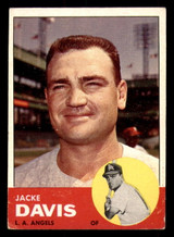 1963 Topps #117 Jacke Davis Excellent Angels   ID:322205