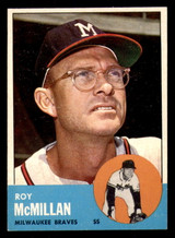 1963 Topps #156 Roy McMillan Ex-Mint Braves   ID:322270