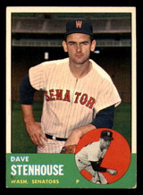 1963 Topps #263 Dave Stenhouse Excellent Senators    ID:322462