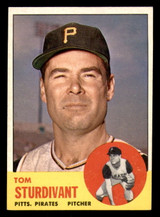 1963 Topps #281 Tom Sturdivant Ex-Mint Pirates    ID:322496