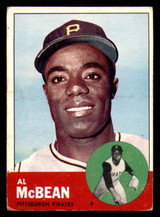 1963 Topps #387 Al McBean VG-EX Pirates    ID:322693