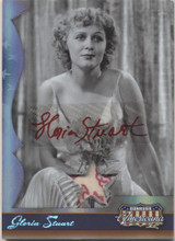 2008 Americana Celebrity Cut Hollywood Icons Material & Autograph Gloria Stuart  Red Ink090/150  #*