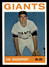 1964 Topps #82 Jim Davenport Very Good Giants    ID:323097