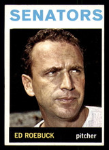 1964 Topps #187 Ed Roebuck Excellent+ Senators    ID:323389