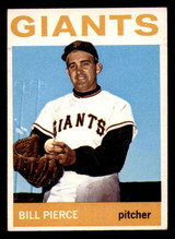 1964 Topps #222 Billy Pierce Excellent+ Giants ID:323506 1964 Topps #222 Billy Pierce Excellent+ Giants ID:323506