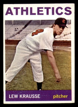 1964 Topps #334 Lew Krausse Excellent+ Athletics   ID:323811
