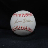 Ross Porter ONL Baseball Signed Auto PSA/DNA Authenticated Announcer