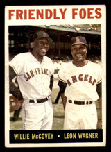 1964 Topps # 41 Willie McCovey/Leon Wagner Friendly Foes VG-EX ID: 326220 1964 Topps # 41 Willie McCovey/Leon Wagner Friendly Foes VG-EX ID: 326220