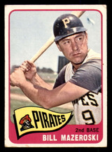 1965 Topps # 95 Bill Mazeroski DP Very Good  ID: 326289