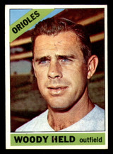 1966 Topps #136 Woodie Held Excellent+ ID: 326889 1966 Topps #136 Woodie Held Excellent+ ID: 326889