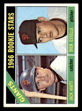 1966 Topps #373 Jack Hiatt/Dick Estelle Giants Rookies Ex-Mint RC Rookie  ID: 327566