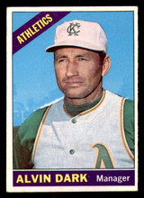 1966 Topps #433 Alvin Dark MG Excellent  ID: 327732