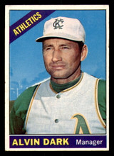 1966 Topps #433 Alvin Dark MG Excellent+  ID: 327734