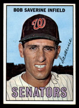 1967 Topps # 27 Bob Saverine Ex-Mint  ID: 328097