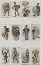1888 N88 Dukes Tobacco Terrors Of America Lot 16/50 All Back Damage  #*sku34414