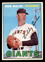 1967 Topps #252 Bobby Bolin Excellent+ 1967 Topps #252 Bobby Bolin Excellent+
