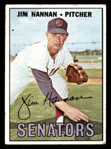 1967 Topps #291 Jim Hannan Very Good ID: 328855 1967 Topps #291 Jim Hannan Very Good ID: 328855
