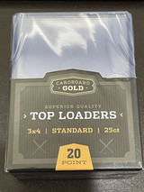 17 Packs of 25 (425 Total) Top Loaders Cardboard Gold 20pt Standard Size FREE SHIPPING 17 Packs of 25 (425 Total) Top Loaders Cardboard Gold 20pt Standard Size FREE SHIPPING