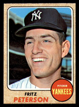 1968 Topps #246 Fritz Peterson Near Mint ID: 330457 1968 Topps #246 Fritz Peterson Near Mint ID: 330457