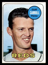 1969 Topps # 26 Clay Carroll Very Good 