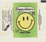 1974 Fleer Happystickers (Real Cloth)  Wrappers  #*